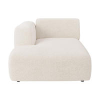 RECAMIERE ohne Schlaffunktion - 1 Person - stoff - weiß Pogni - Weiß, Textil (108/73/163cm) - Vente-Unique