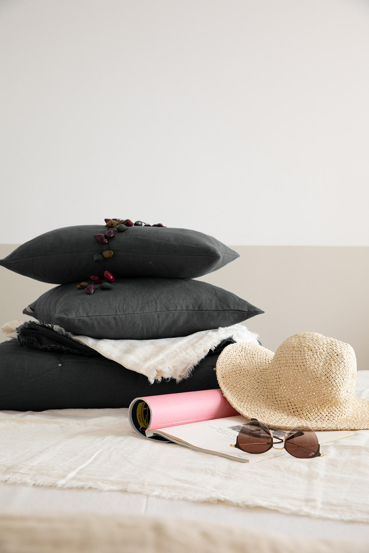 BETTÜBERWURF Zeff donner 180 x 260 cm - Grau, Textil (180/260cm) - Vivaraise