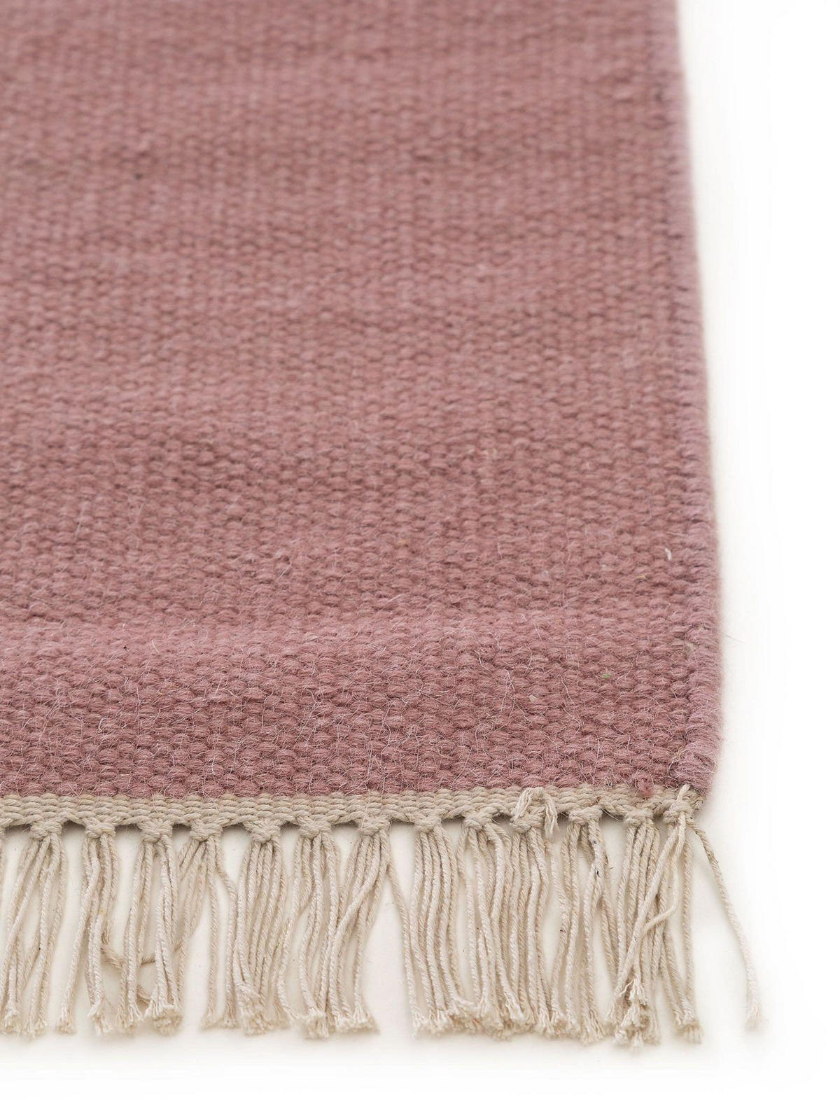 TEPPICH Wollteppich Liv Rosa - Pink, Textil (70/1cm) - KUNSTLOFT
