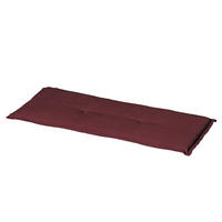 BANKKISSEN Panama 150/48 cm - Dunkelrot, Textil (150/48/7cm) - Madison