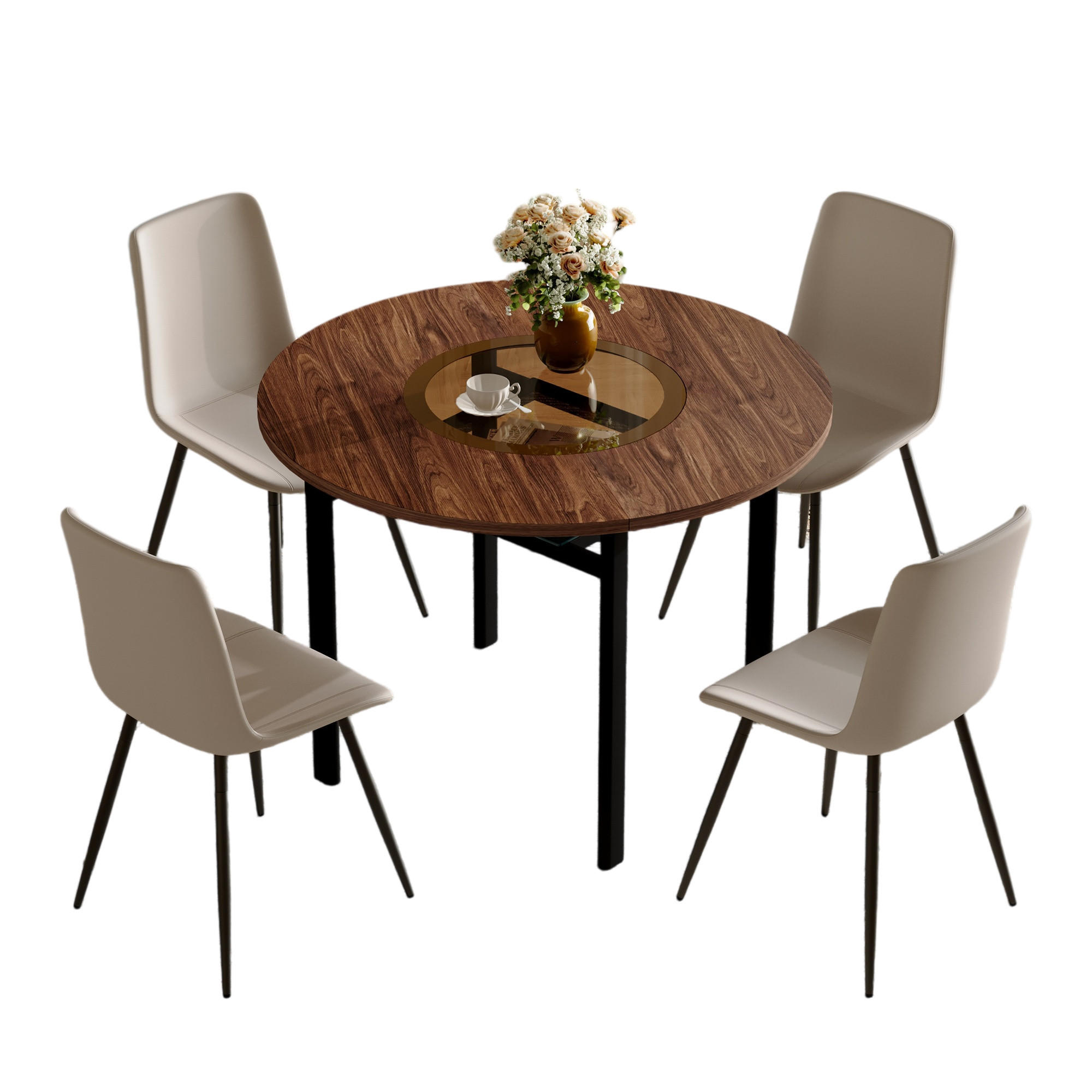 ComfortXL Essgruppe Grau 100x76x100 cm