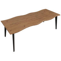 ESSZIMMERTISCH eckig Walnuss Dekor - Walnussfarben, Holz (90/220/77cm) - MCW