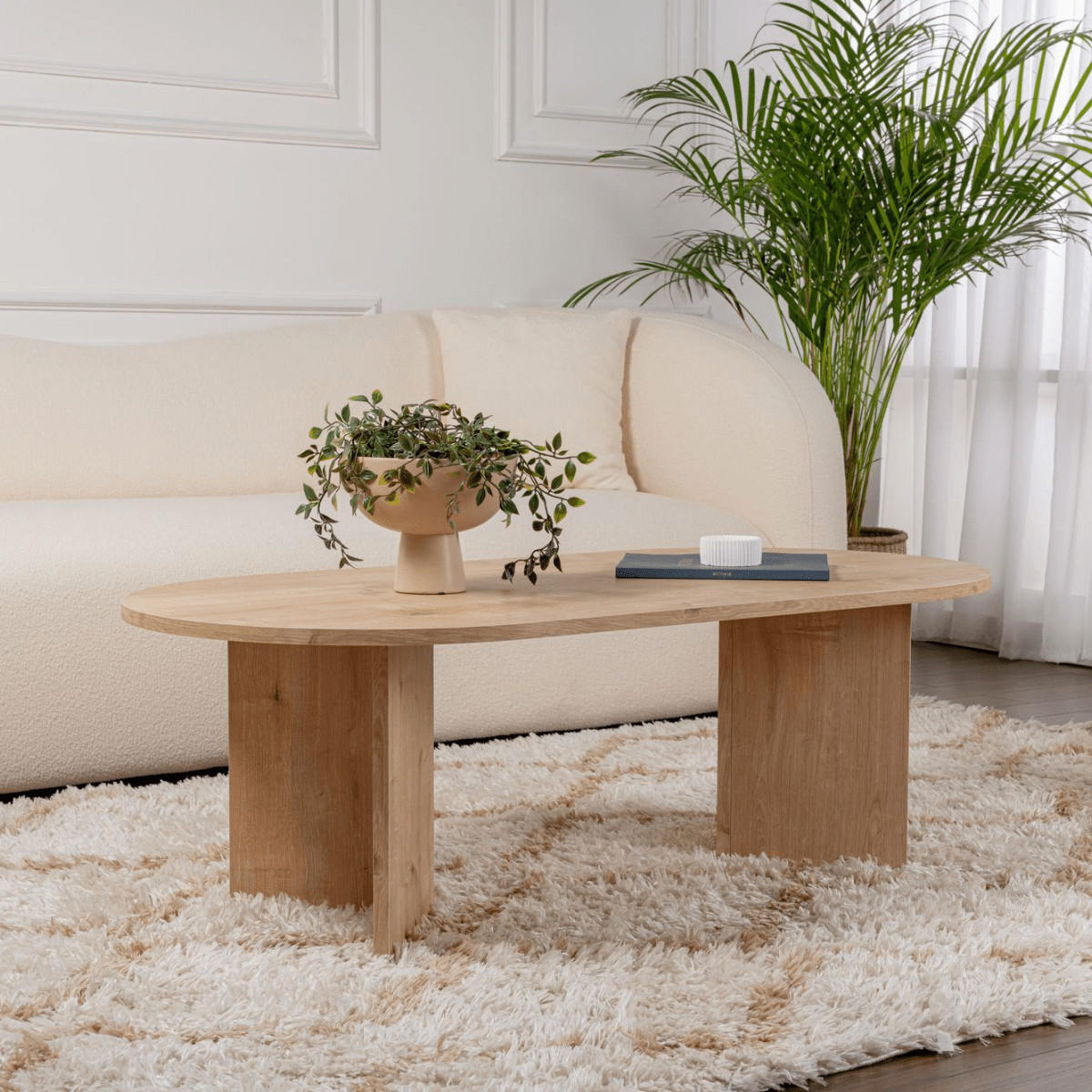 COUCHTISCH - iris 119/60/39,8 cm - Eichefarben, Holzwerkstoff (119/60/39.8cm) - Calicosy