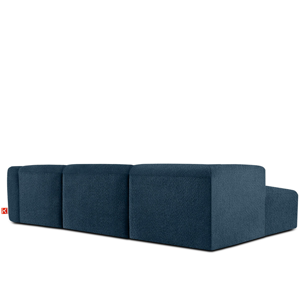 ECKSOFA LINKS BUFFO, Marineblau - Dunkelblau, Holz/Holzwerkstoff (285/176cm) - KONSIMO®