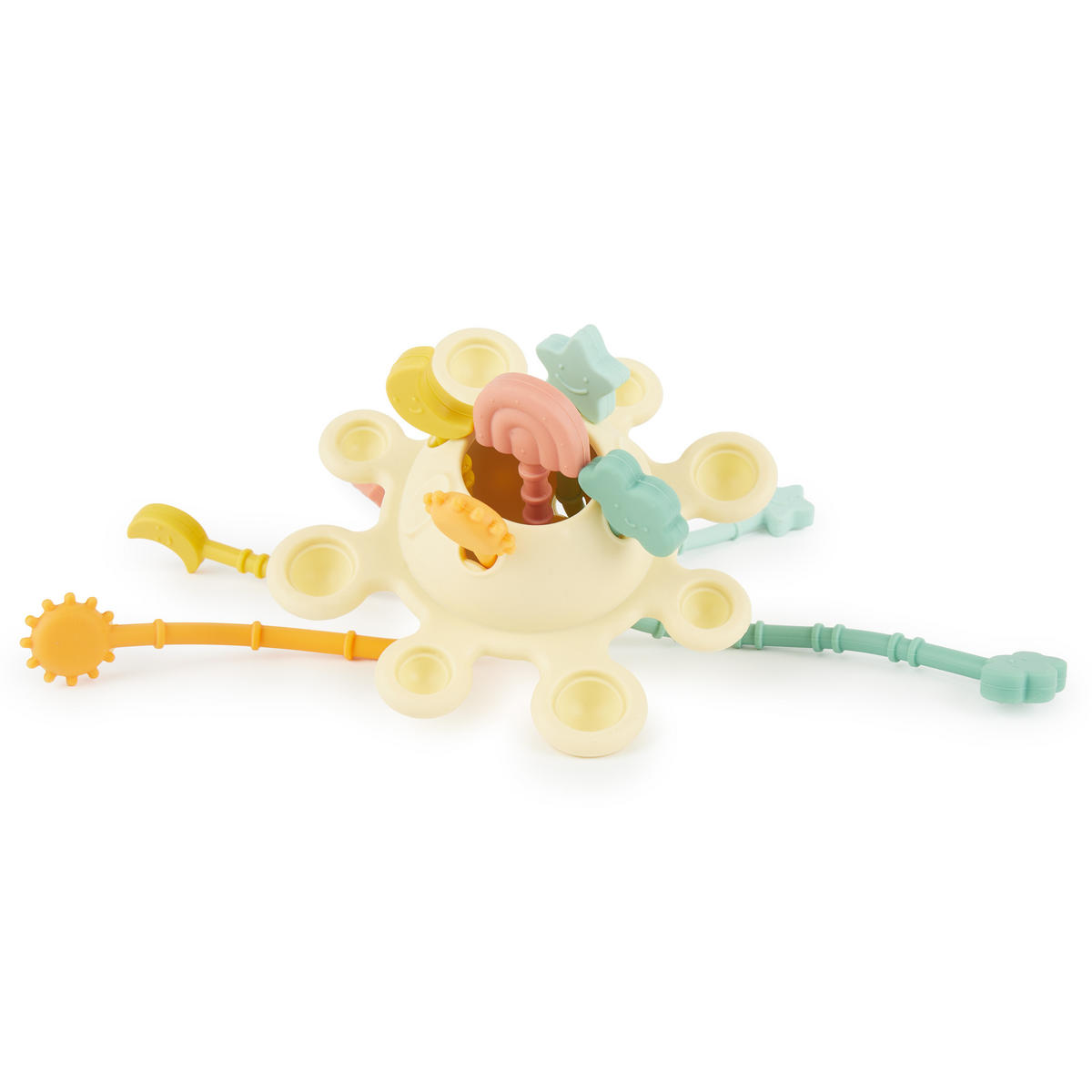 MONTESSORI-ACTIVITY-PLANET Silikon - ab - Multicolor, Kunststoff (13.5/13.5cm) - Bieco Spielwaren