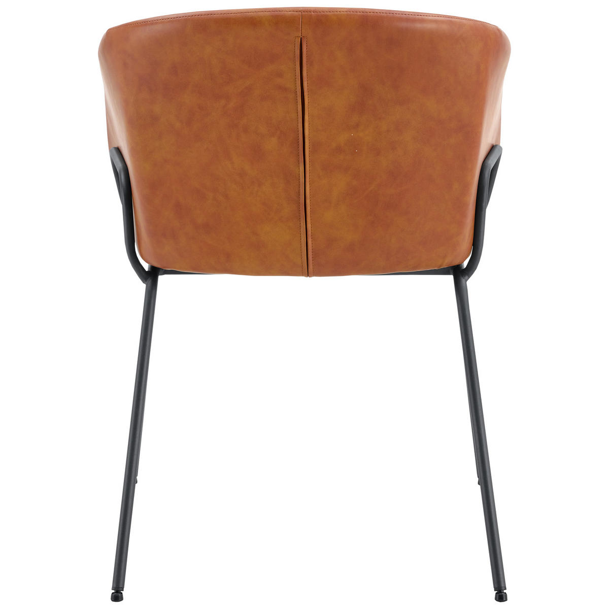 STÜHLE André Cognac 2er-Set - Orange, Kunststoff (57/76/59cm) - Happy Garden