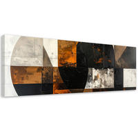 LEINWANDBILD 3D und geometrisch 150x50cm - Braun, Textil (150/50cm) - Feeby