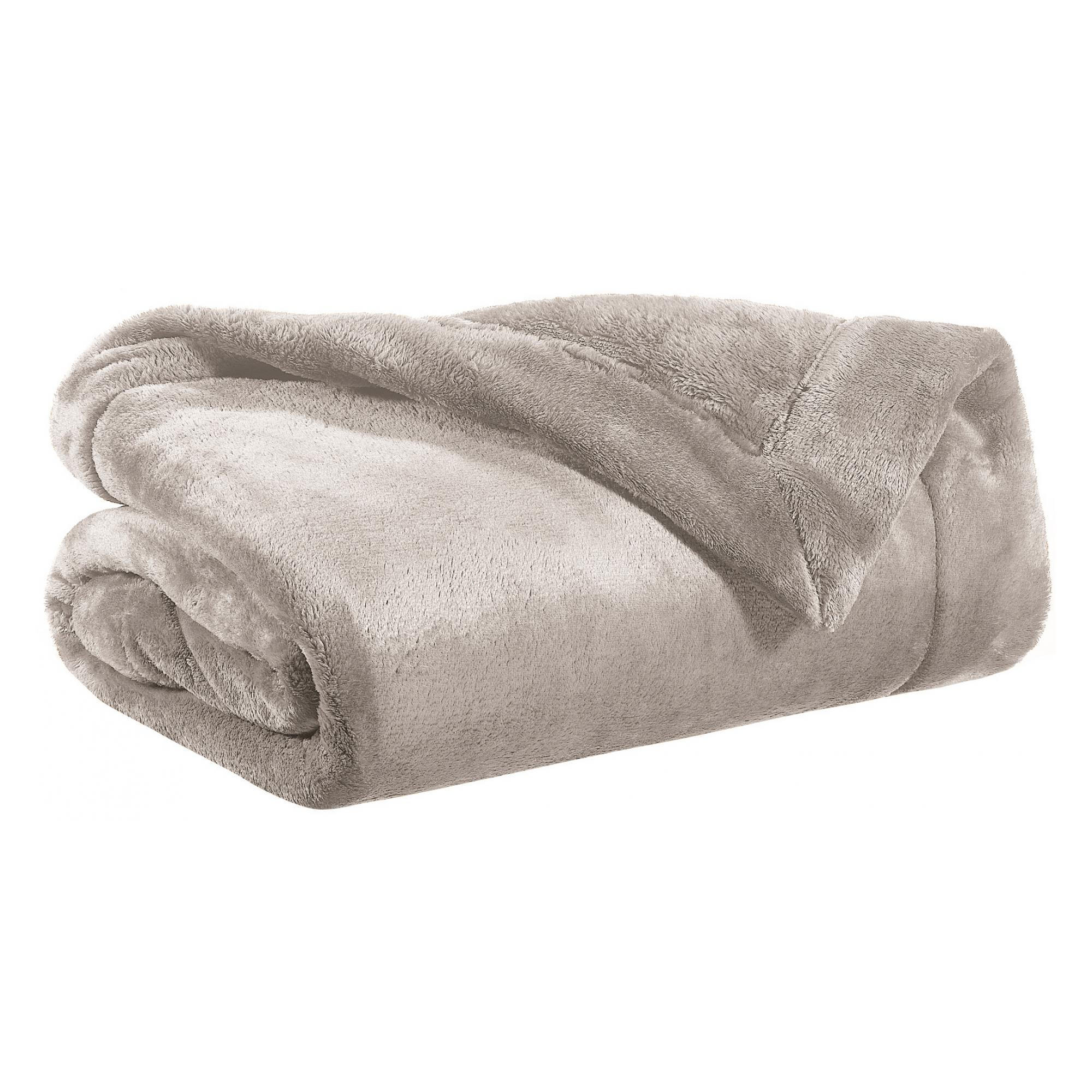 PLAID Tender leinen 150 x 200 cm - Silberfarben, Textil (150/200cm) - Vivaraise