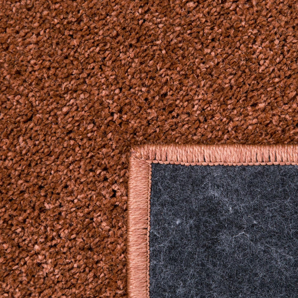 KURZFLORTEPPICH Waschbar, einfarbig, Braun, 60 x 100 cm - Braun, Textil (60/100cm) - KADIMA DESIGN