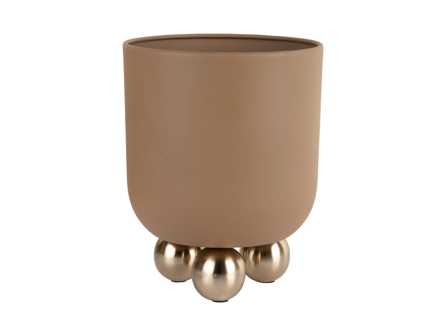 Present Time Blumentopf Braun 23 cm