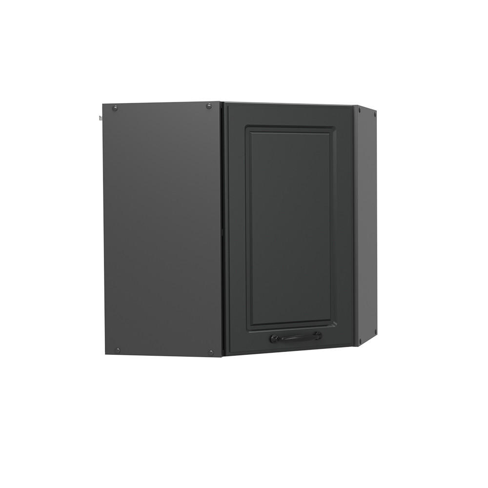 HÖRNHÄNGANDE SKÅP R-Line Antracit hus på landet 57 cm Antracit, Antracit 60/57/31 cm