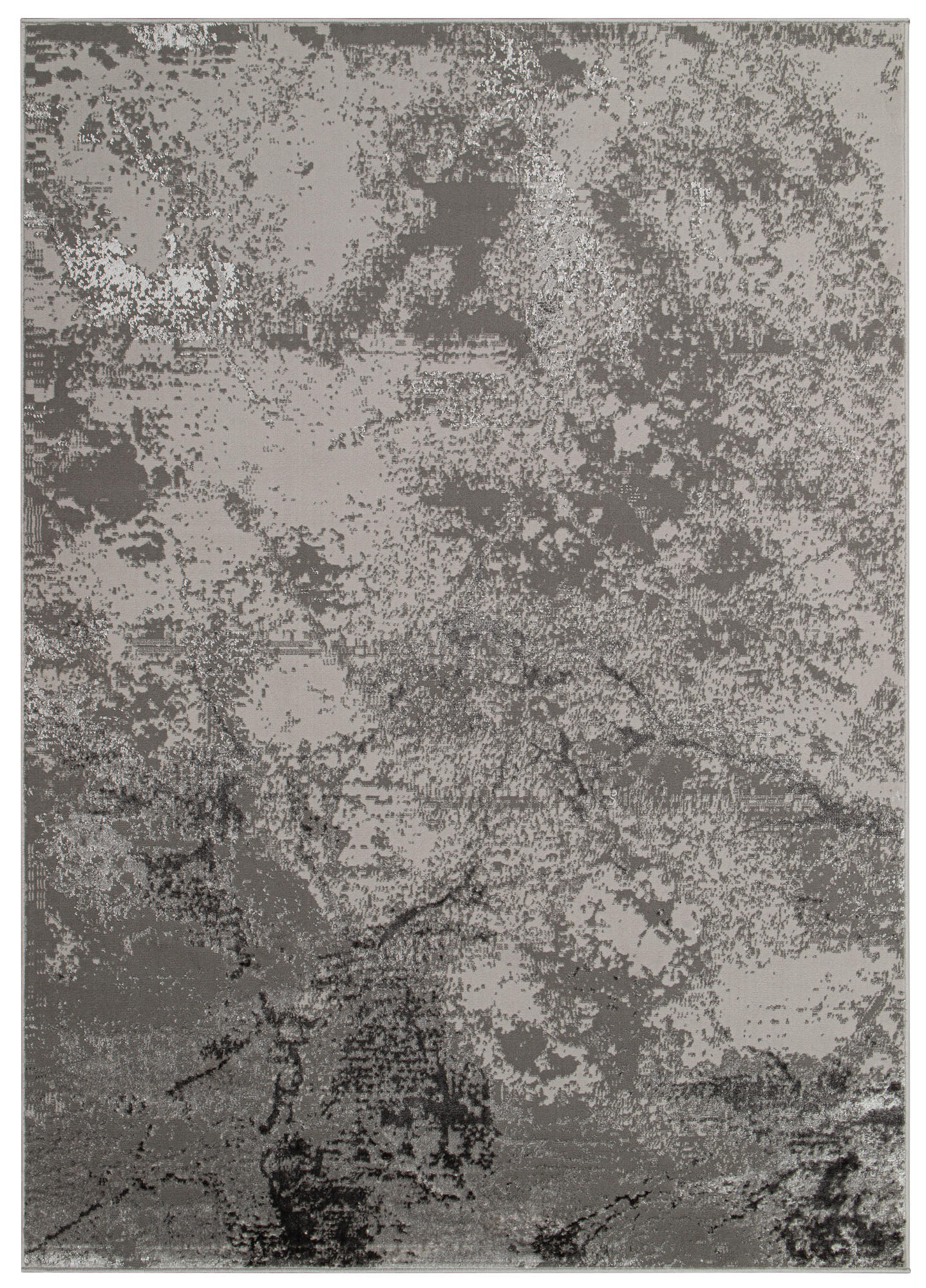 TEPPICH CRYSTAL Dunkelgrau 200/300 cm - Dunkelgrau, Textil (200/300cm) - Tapiso