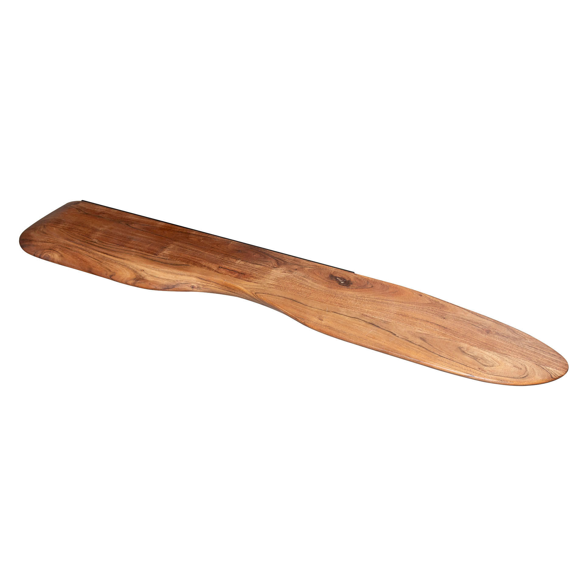 WANDREGAL Kim Braun 20/120/40 cm - Braun, Holz (120/4/20cm) - Hoyz Collection