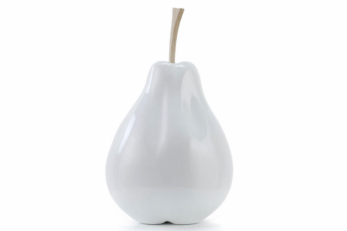 SKULPTUR Weiß 25/45 cm - Weiß, Stein (25/45/25cm) - KUNSTLOFT