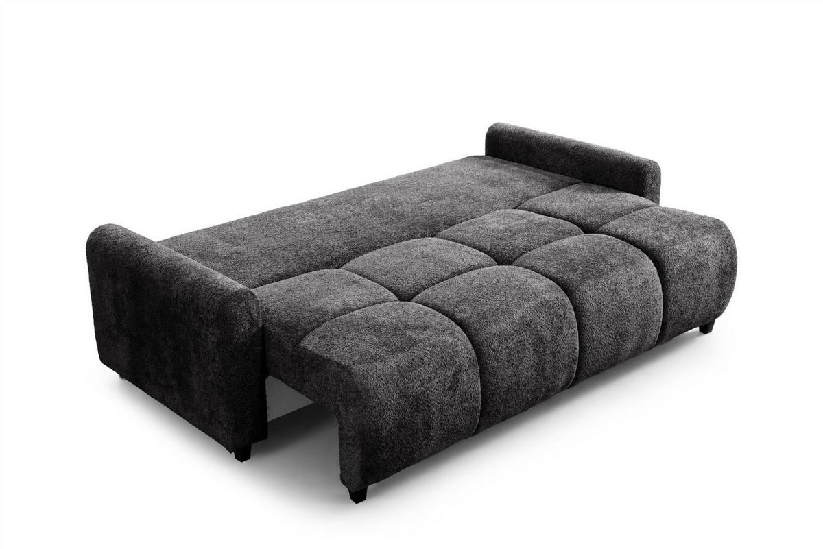 SCHLAFSOFA Giana - Anthrazit, Holzwerkstoff/Textil (230/100/100cm) - Fun Möbel
