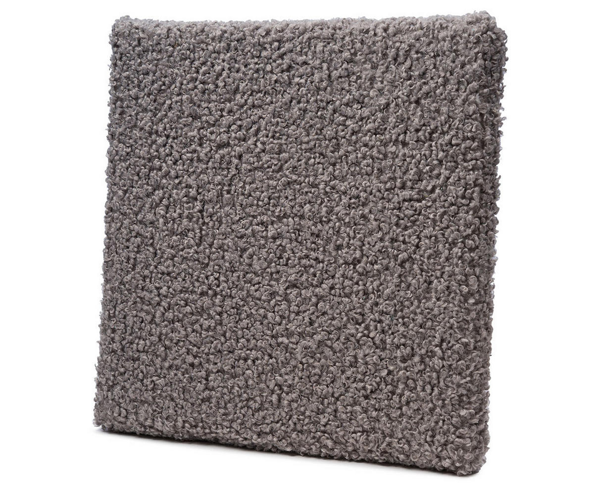 SITZKISSEN Rolf 40x40x3cm SILBER - Silberfarben, Textil (40/40cm) - Ambiente Trendlife by Gözze