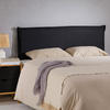 KOPFTEIL VINCEL 160X190 CM - Schwarz, Textil (162/94/7cm) - IDIMEX