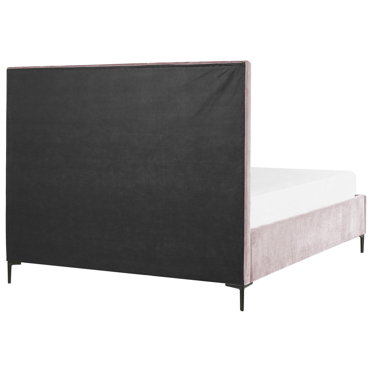 POLSTERBETT 160x200 cm Rosa Sezanne - Pink, Textil (160/200cm) - Beliani