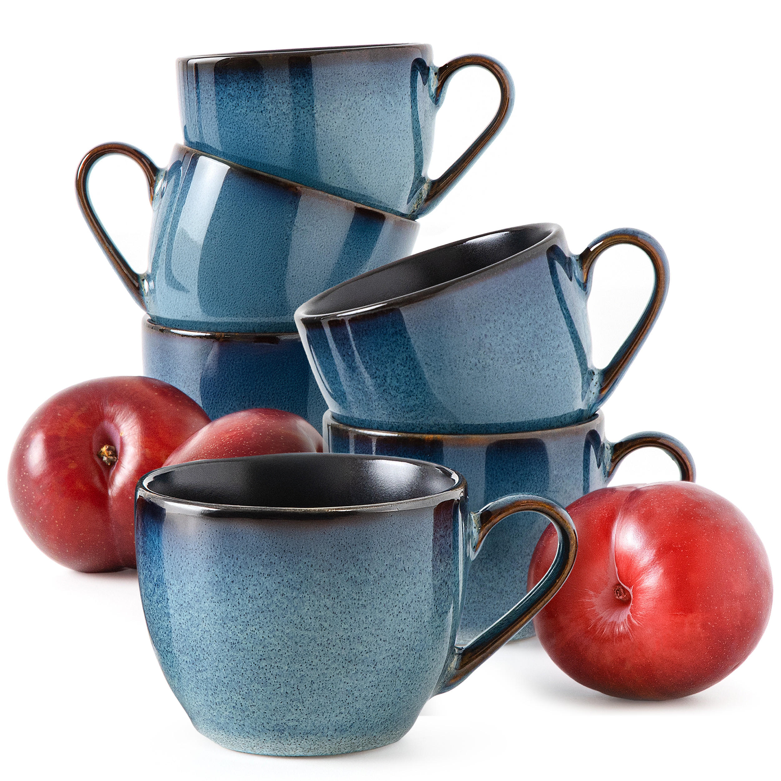ESPRESSOTASSEN-SET BALI 6-tlg - Blau, Keramik (0.09L) - Ritzenhoff Breker