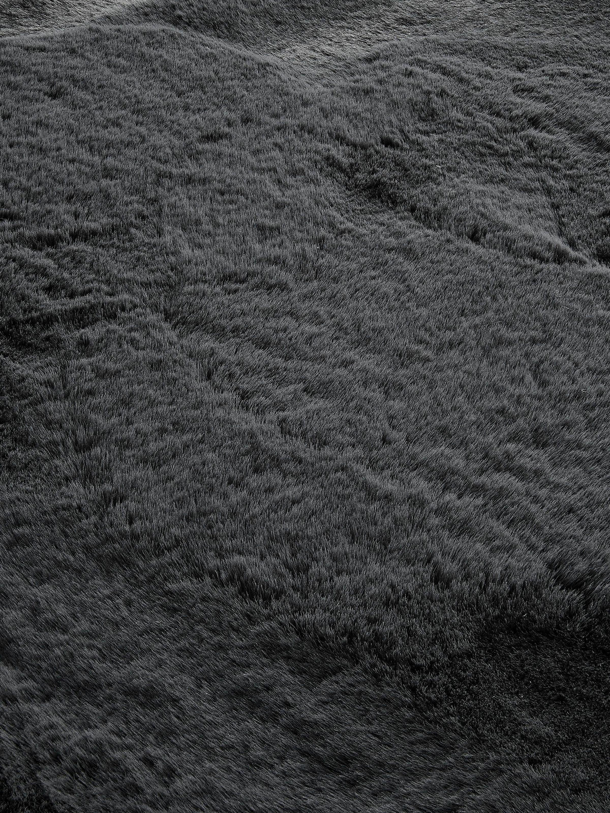 KUNSTFELL-TEPPICH Dave Anthrazit 200x300 cm - Anthrazit, Textil (200/300cm) - benuta Nest