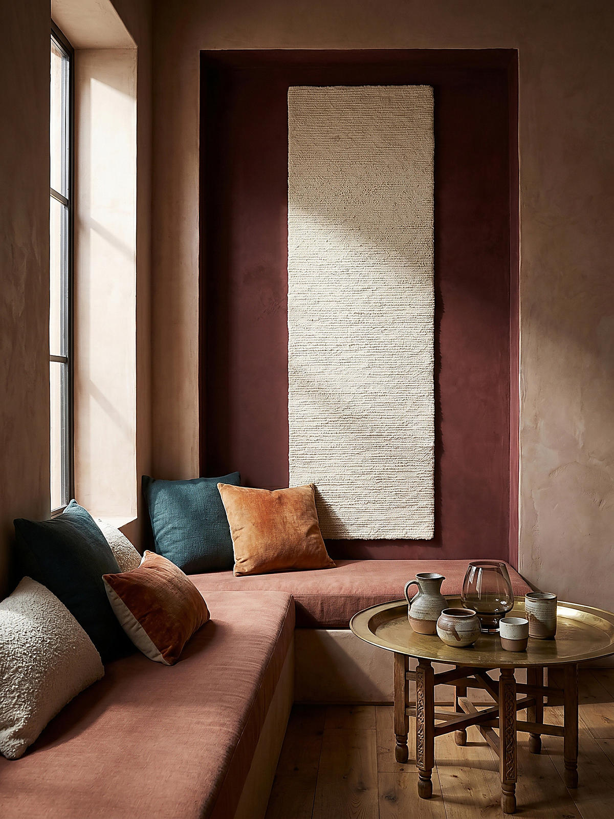 WOLLTEPPICH ALNE, einfarbig, Creme, 80 x 230 cm - Creme, Textil (80/230cm) - KADIMA DESIGN