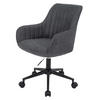 BÜROSTUHL MIT ARMLEHNE Anthrazit - Anthrazit, Textil (58/87/58cm) - MCW