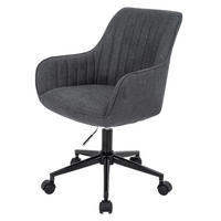 BÜROSTUHL MIT ARMLEHNE Anthrazit - Anthrazit, Textil (58/87/58cm) - MCW