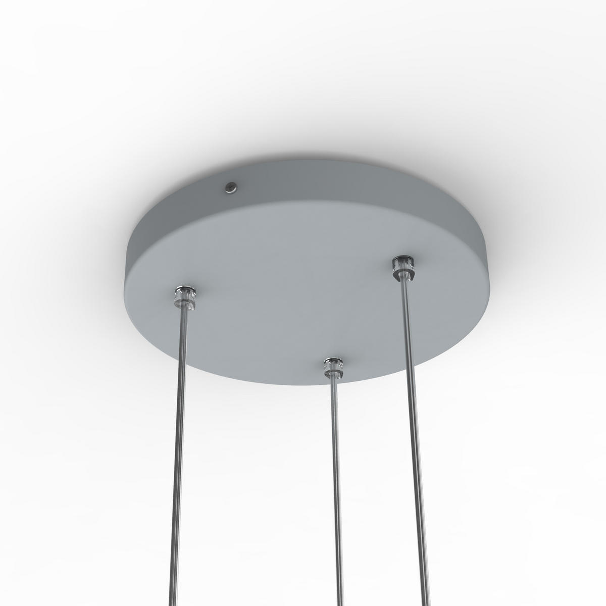 HÄNGELEUCHTE - Grau, Metall (35/35/22cm) - Lumicom