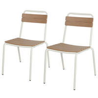 STAPELSTUHL (2er-Set) Tonka - Beige, Kunststoff/Metall (50/83/60cm) - Butlers