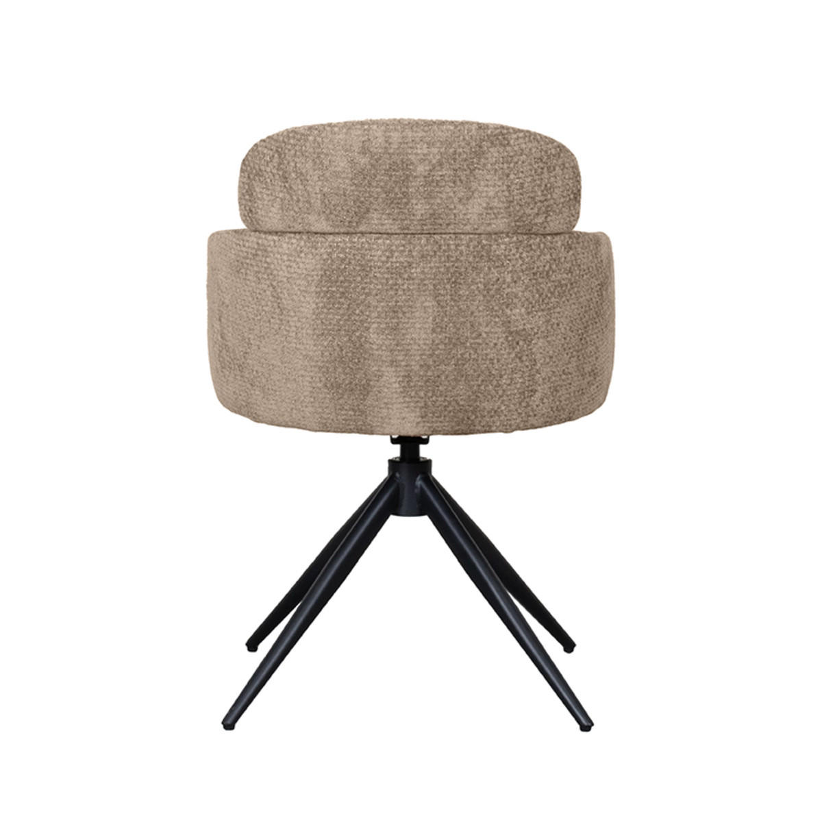 ESSZIMMERSTUHL Levi Beige 60/56/80 cm 2er-Set - Hellbraun, Textil (56/80/60cm) - LABEL51