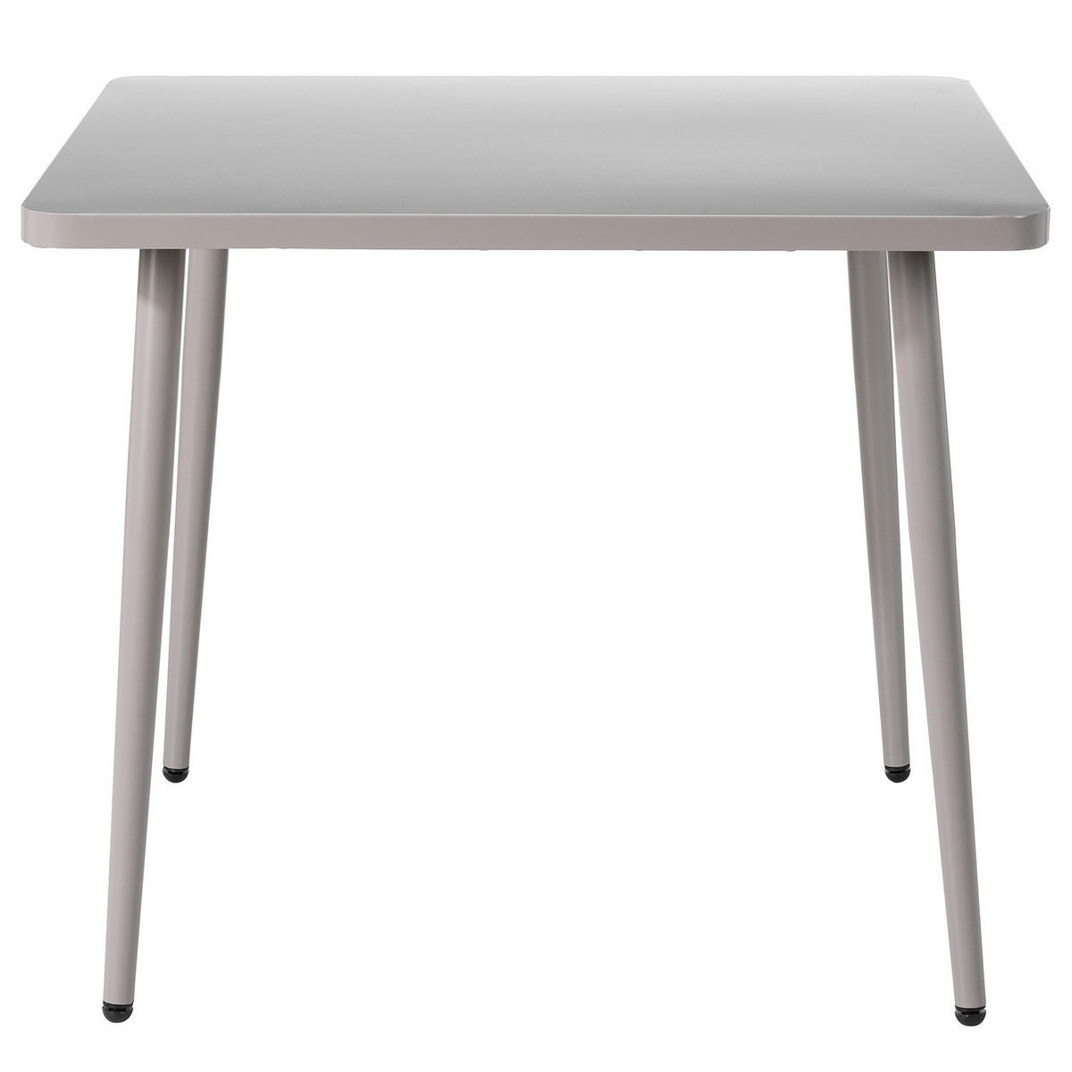 GARTENESSGRUPPE - Stahl / Polyrattan - Beige - 5-teilig - Beige, Naturmaterialien/Textil - home24