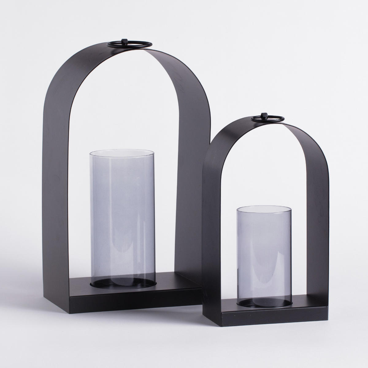 LATERNE Kurt - Schwarz, Metall (21/40/15cm) - home&you
