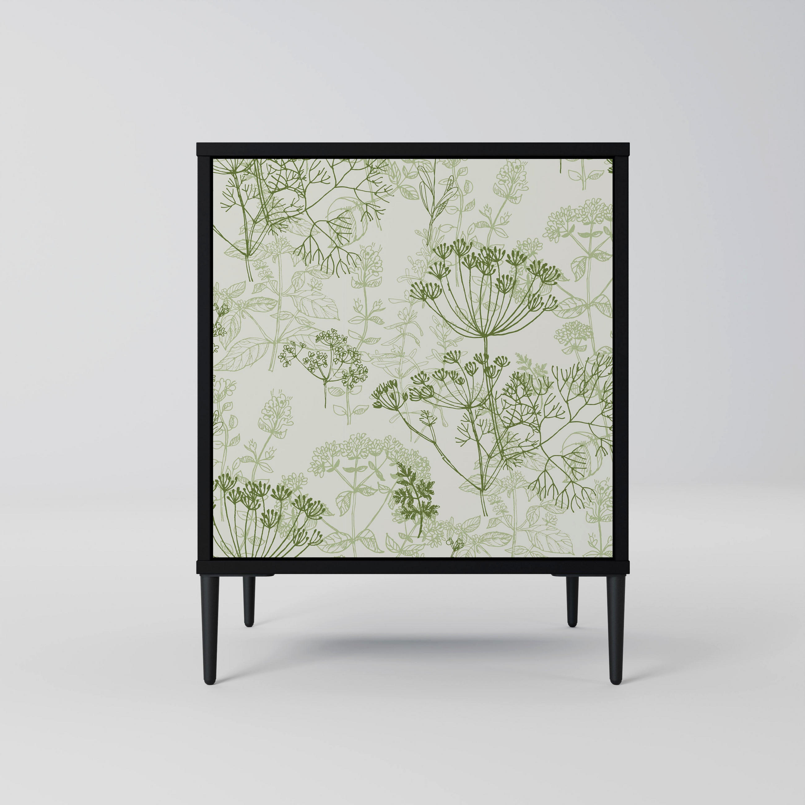 SpaceRebels Sideboard Schwarz 57.5x72.5x42 cm
