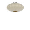 DECKENLEUCHTE Fay Braun Ø40/17,5 cm - Braun, Kunststoff (40/40/17.5cm) - Light & Living