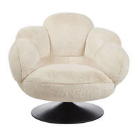 GEMÜTLICHER Polstersessel POPPY - Beige, Textil (98/82/50cm) - Lookway