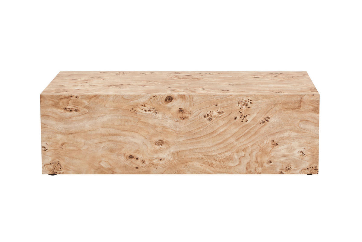 COUCHTISCH aus MDF 90x50x30 cm in Holzfarben mit pflegeleichter Oberfläche - Eichefarben, Holzwerkstoff (90/50/30cm) - IVMEU