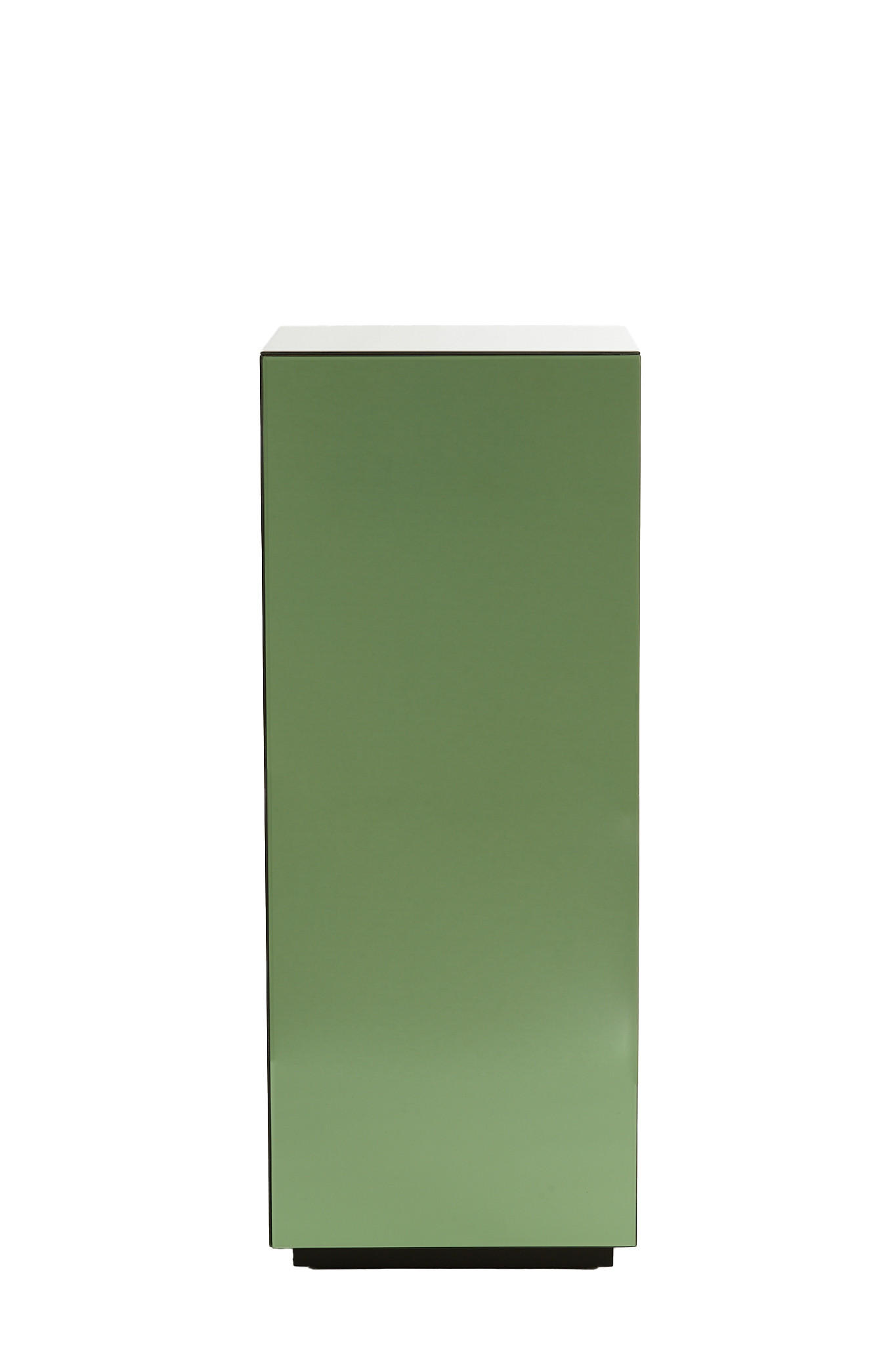 BLUMENSÄULE Daxton Grün 40/40/100 cm - Grün, Glas (40/40/100cm) - Light & Living