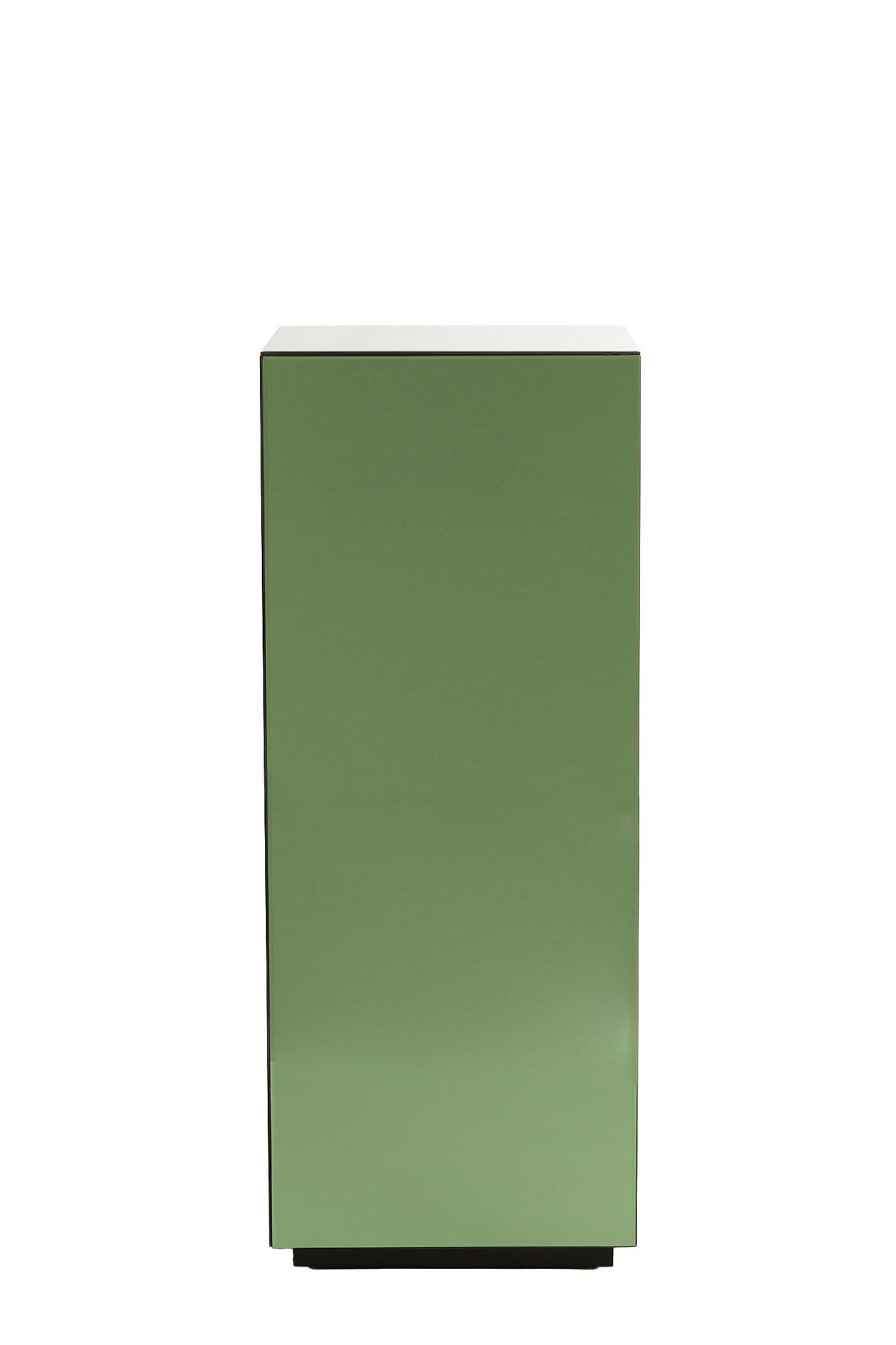 BLUMENSÄULE Daxton Grün 40/40/100 cm - Grün, Glas (40/40/100cm) - Light & Living
