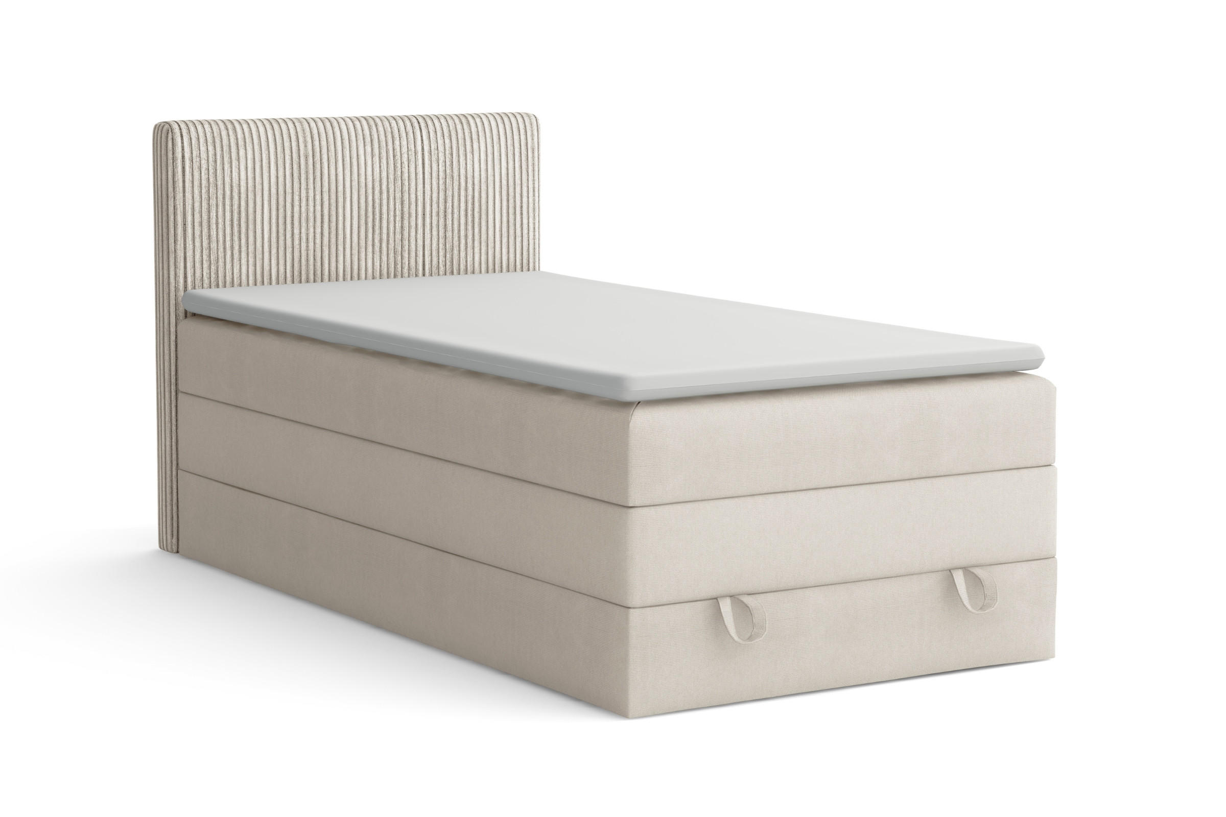 Deine Möbel 24 Boxbett Ecru 90x200 cm