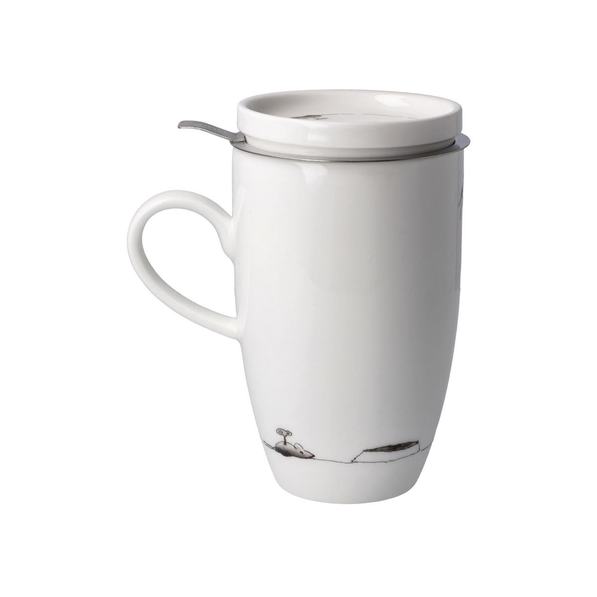 TEETASSE Peter Schnellhardt - Mittagspause, Fine Bone China, Bunt, 450 ml - Multicolor, Keramik (0.45L) - Goebel