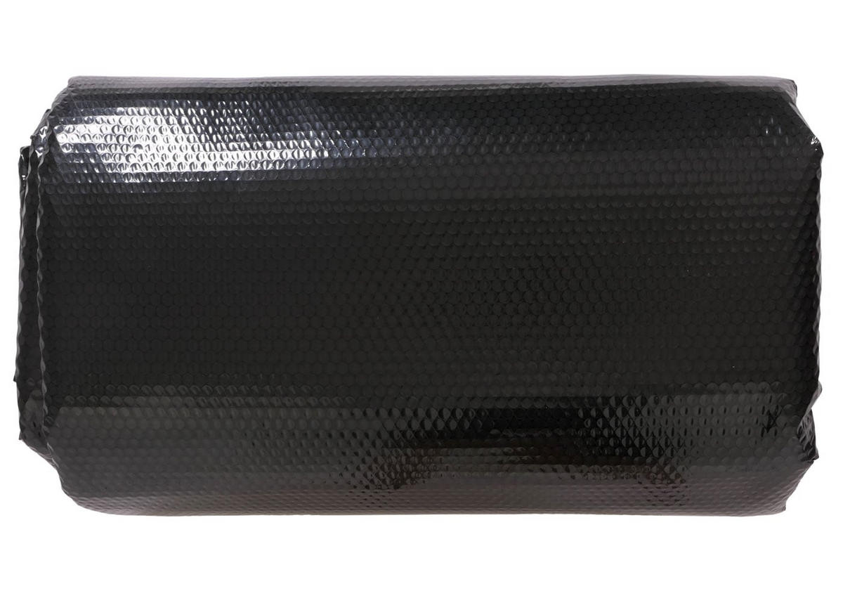 POOLABDECKUNG HxBxT 0,02x457x457cm rund 4,57m schwarz Stärke: 200 µm - Schwarz, Kunststoff (457/457cm) - PROREGAL