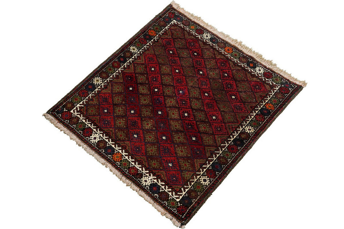 ORIENTTEPPICH handgeknüpft Gashgai Bunt 90/85 cm Schurwolle - Multicolor, Textil (85/90cm) - Looma