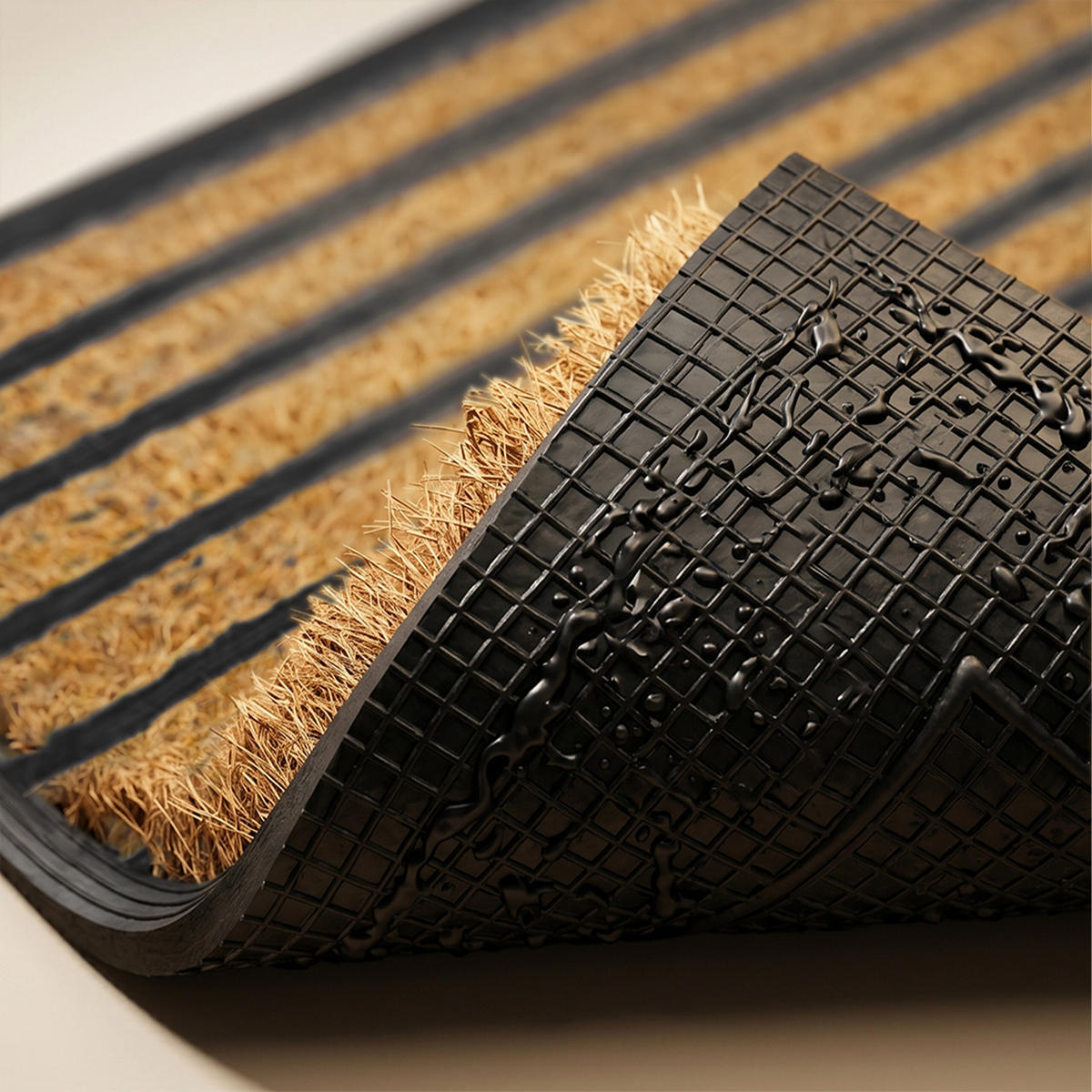 ROHOŽ - viacfarebná, textil/plast (60/40cm) - Relaxdays