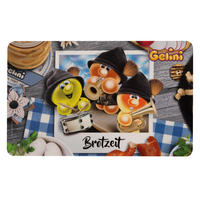 BRETTCHEN Gelini Brotzeit Mehrfarbig 14,5 x 23,5 cm - Multicolor, Kunststoff (14.5/23.5cm) - United Labels
