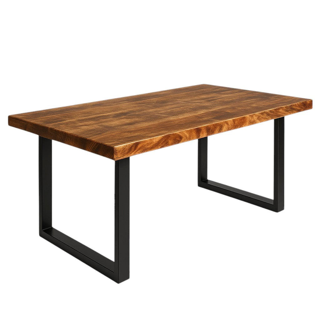 ESSTISCH Rustikales Industrielles Kanadisches Holz - Mittlere Eiche - 300/80/76 cm - Braun, Holz (300/80/76cm) - TRL Handmade Furniture