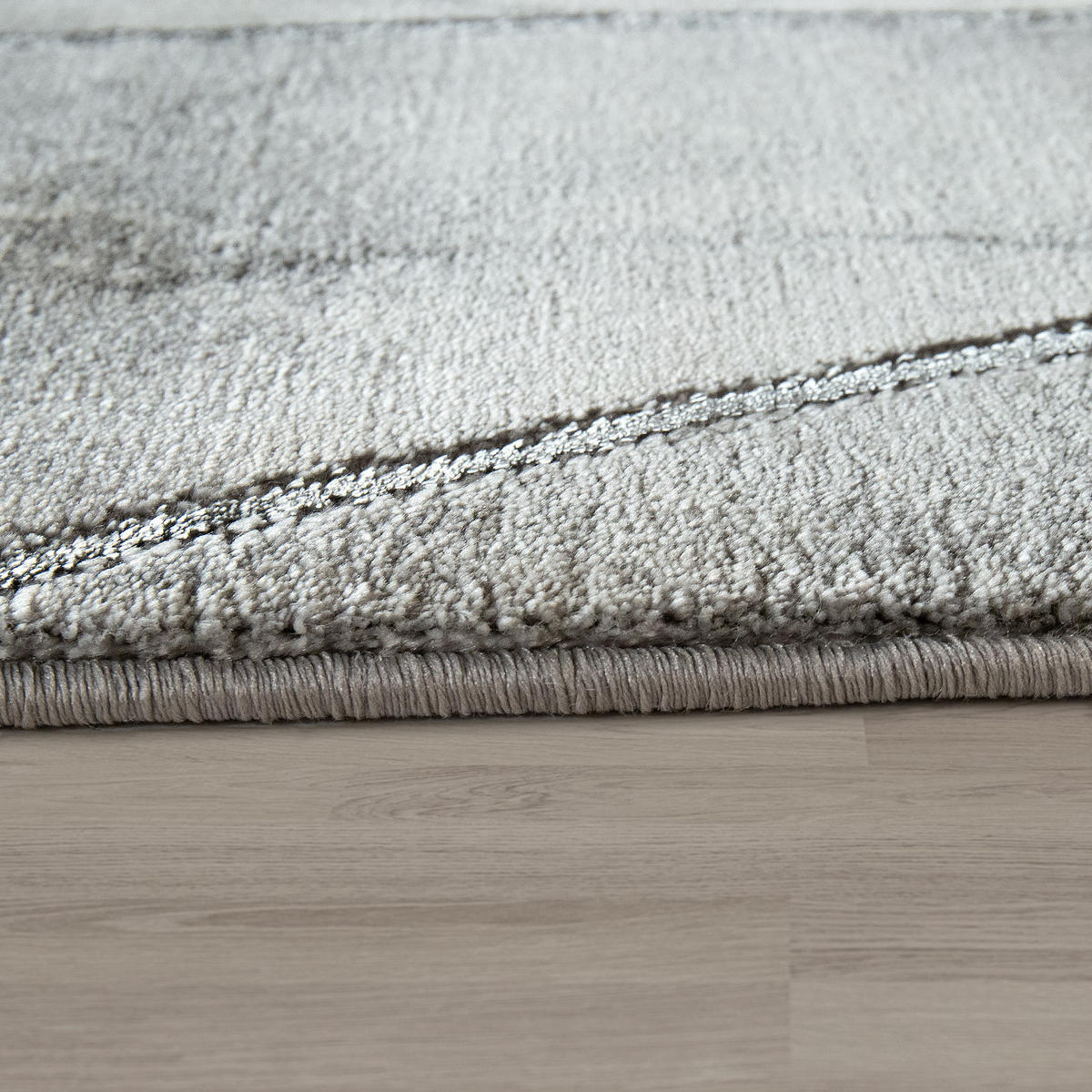 KURZFLORTEPPICH 120/170 cm Kraft 525 - Silberfarben, Textil (120/170cm) - Paco Home