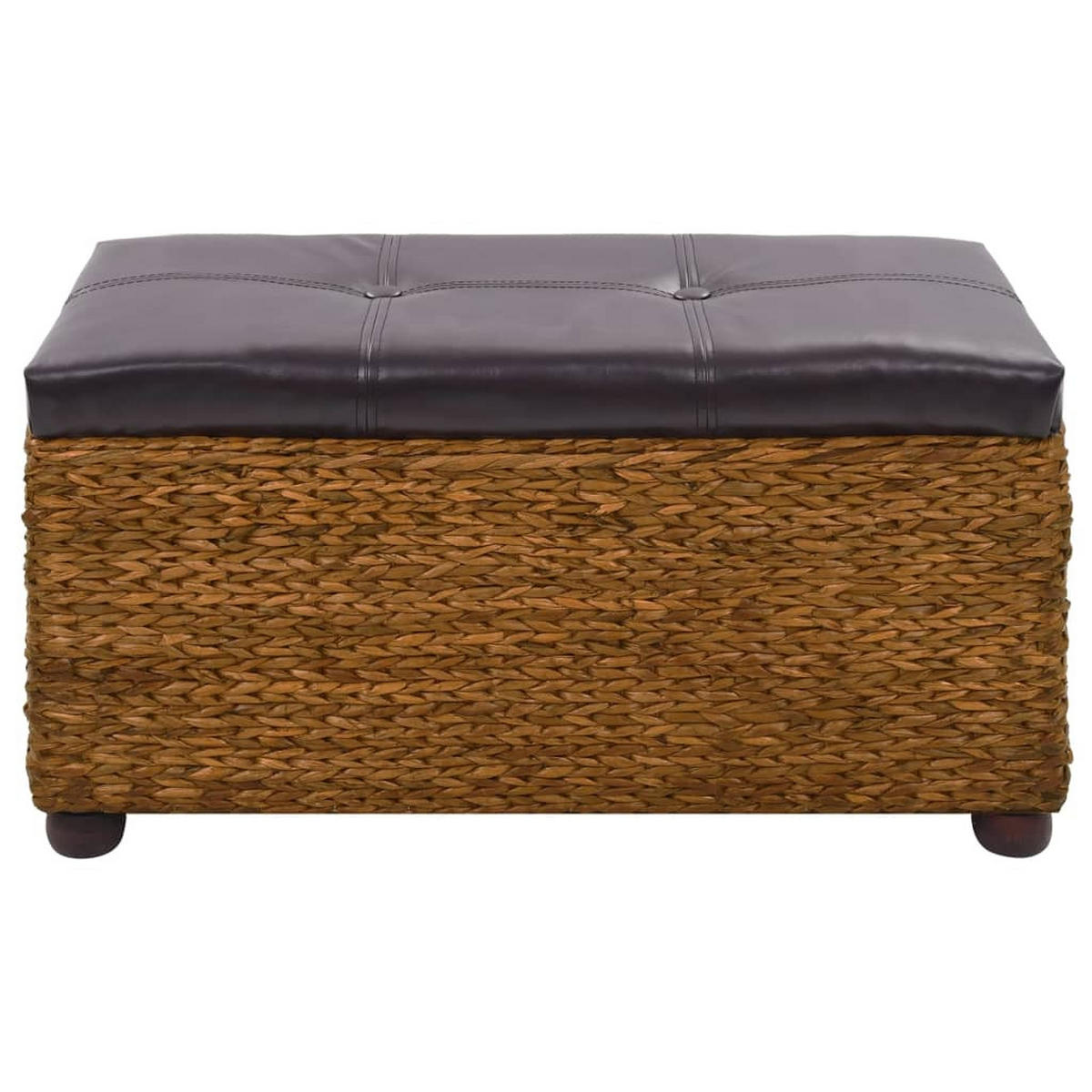 SITZBANK 2er Set Seegras Braun - Braun, Naturmaterialen (40/45/85cm) - vidaXL