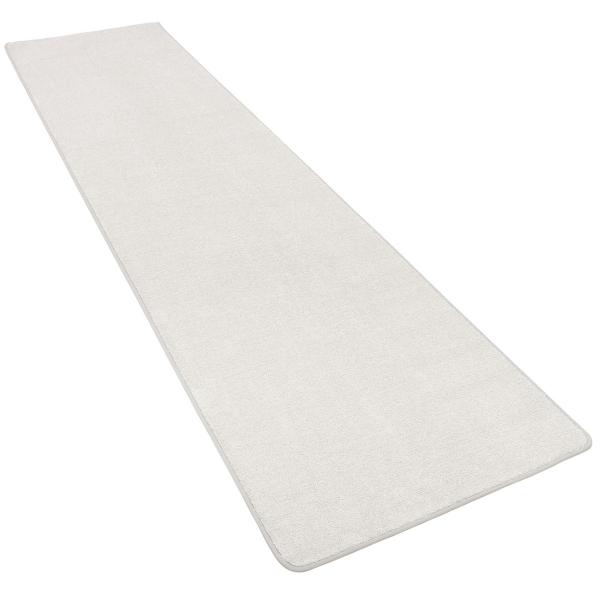 HOCHFLOR VELOURS LÄUFER TEPPICH LUNA - Hellgrau, Textil (100/300cm) - Snapstyle
