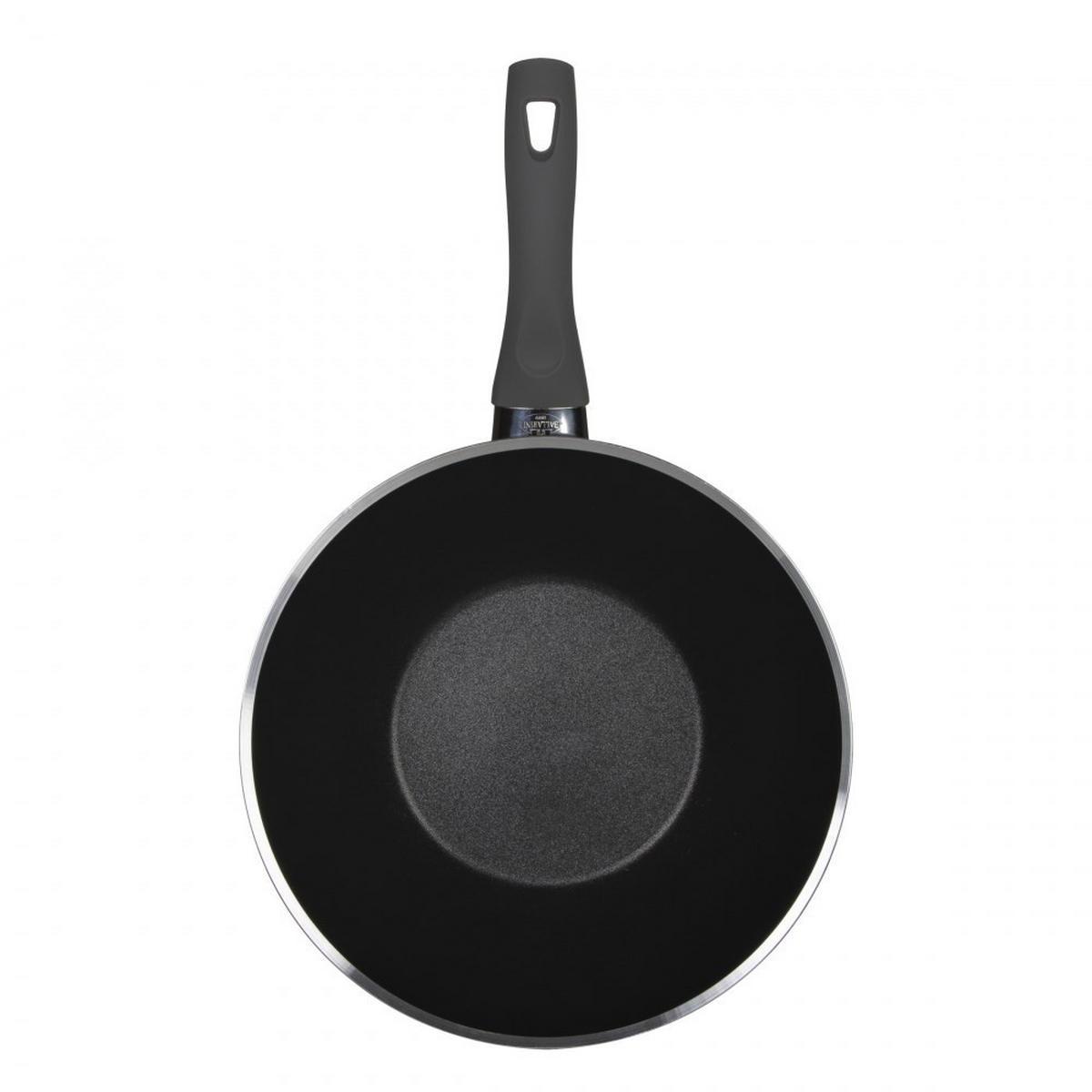 WOK Schwarz 45/29/12 cm 750030580 - Schwarz, Metall (28cm) - Ballarini
