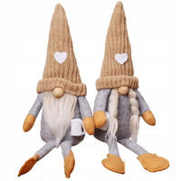 WICHTEL Weihnachtswichtel Set 2 Stück Beige - Beige, Textil (7/40/7cm) - KRUMAD